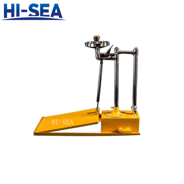 Large Pedal Vertical Eye Washer